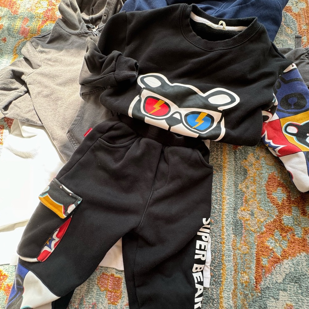 Tiger Mini Matching Set - Graphic Sweatsuit